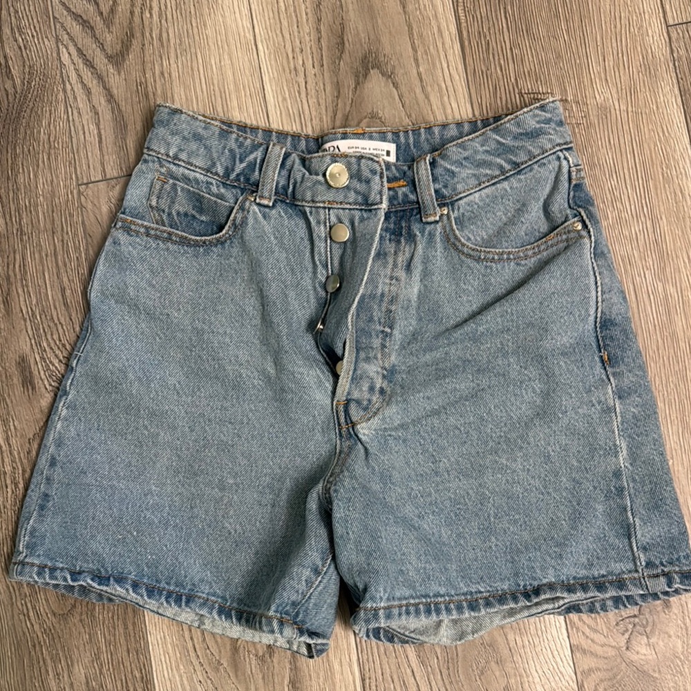 Zara Blue Jean Shorts